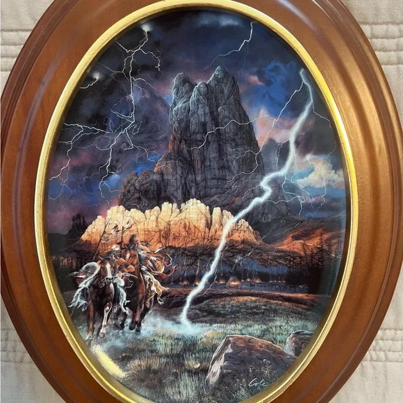 Set of 2 Bradford Exchange 1996 Spirit Journeys Porcelain Plates - Picture 2 of 9